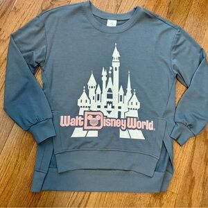 Disney Gray and Pink Women’s Sweatshirt
